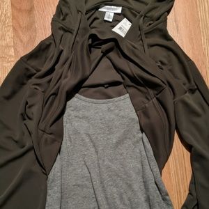 Motherhood Maternity Sweaters - Motherhood maternity nursing sweatshirt and tank Motherhood Maternity Sweaters - Motherhood maternity nursing sweatshirt and tank